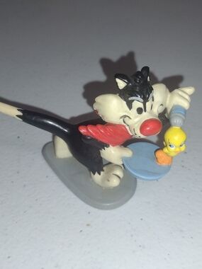 Vintage 1992 Looney Tunes Sylvester & Tweety Vintage Mini Figure